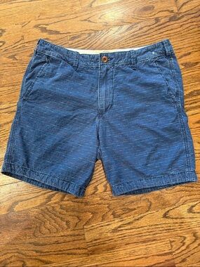 Hollister 7” Men's Blue Casual Chino Shorts 32” waist
